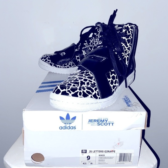 Jeremy Scott Adidas JS Lettters Giraffe us9 grail​​​​​ - Picture 3 of 6